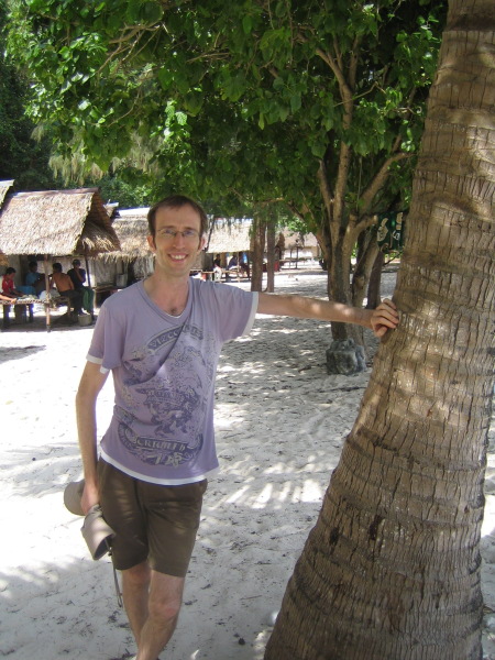 Adrian on the beach