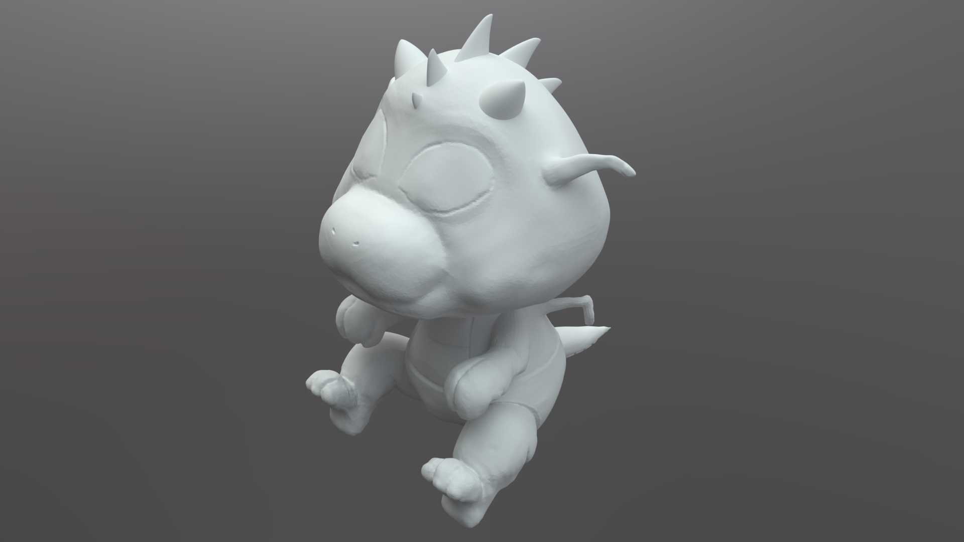 Baby Dragon in Blender