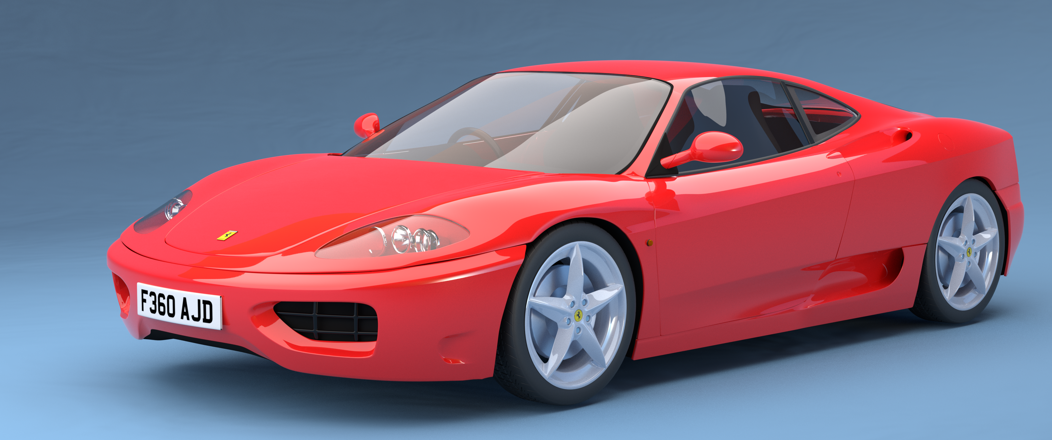 Ferrari 360 in Blender