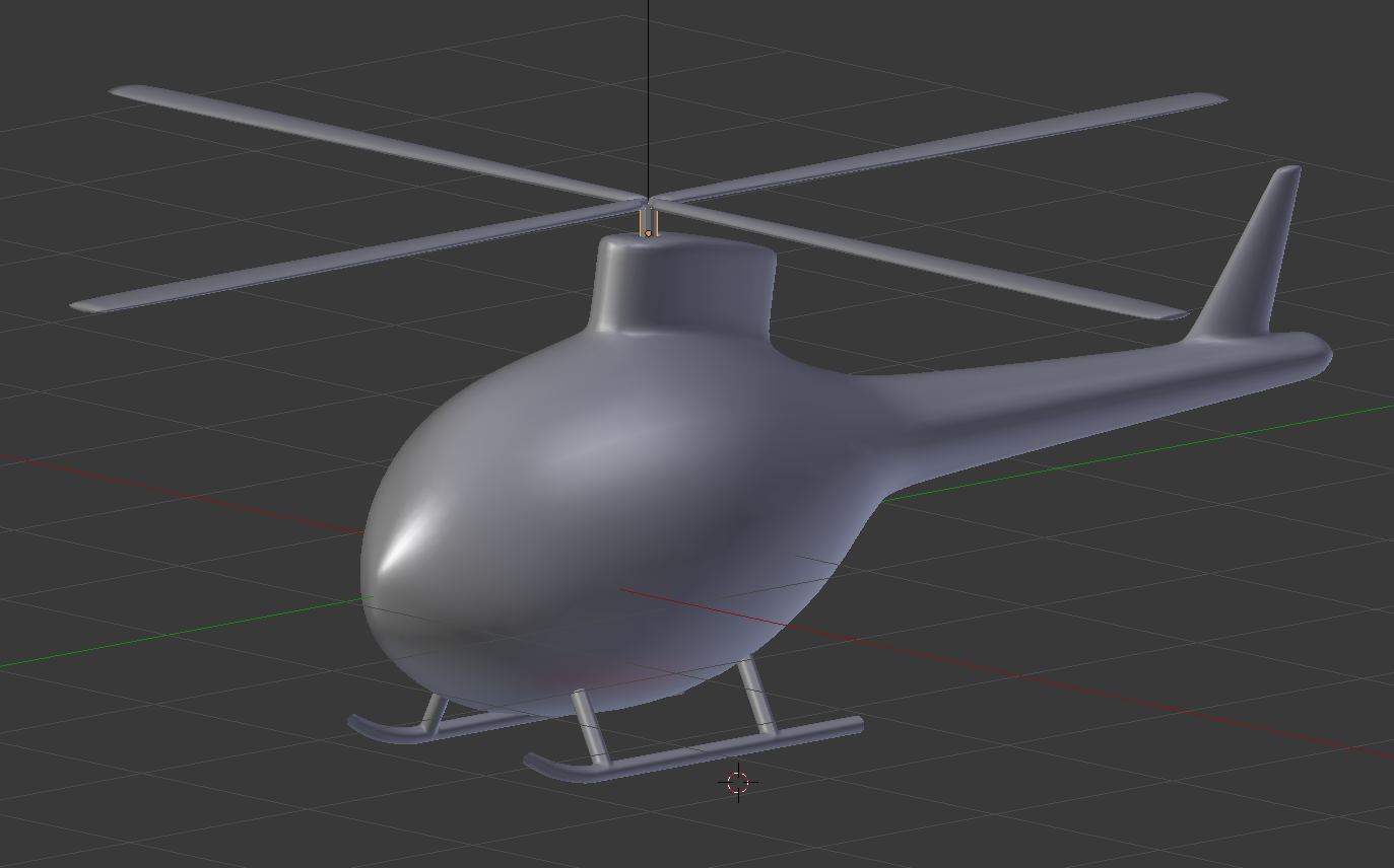 Helicopter in Blender