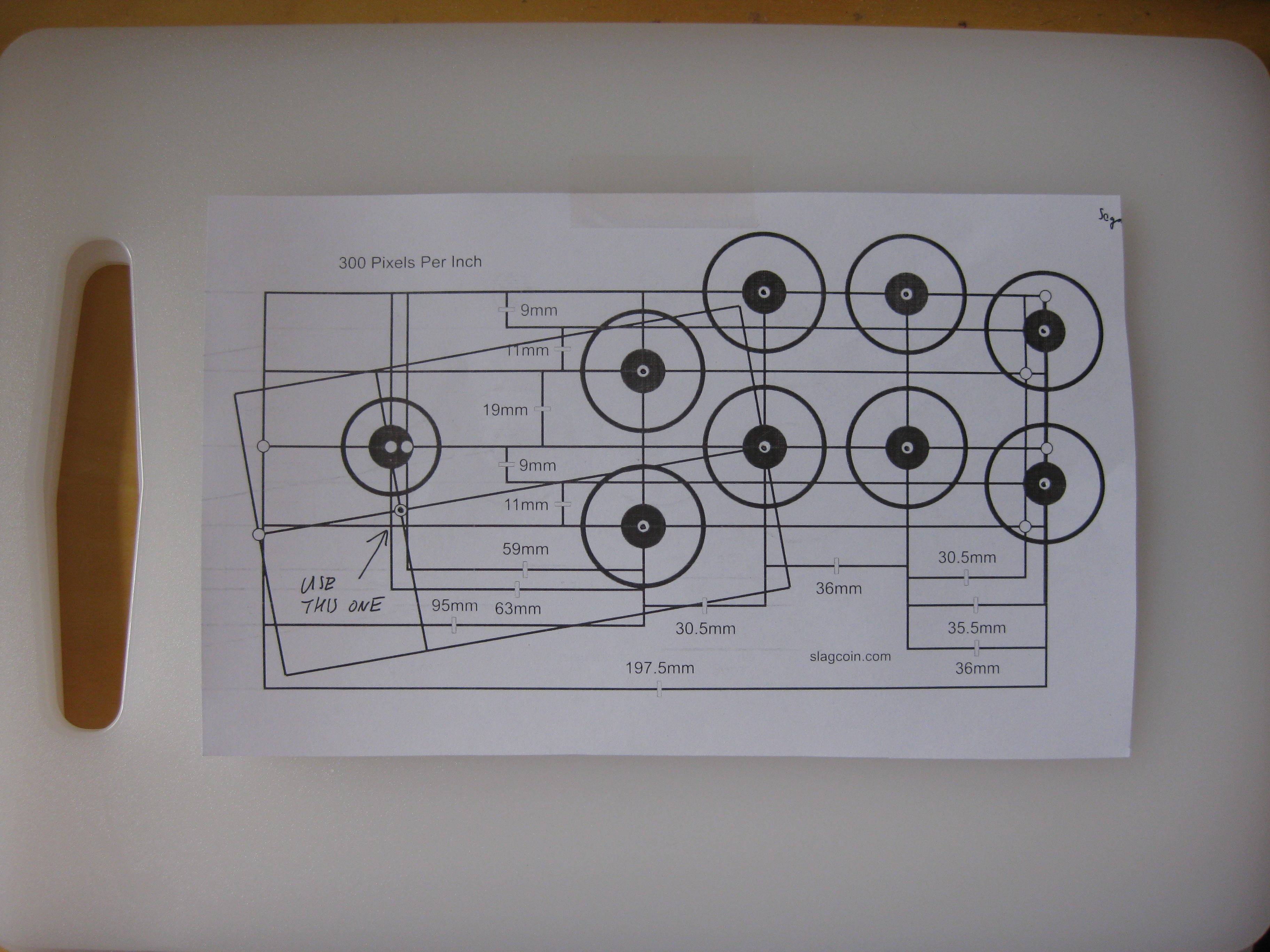 Button Layout Plan